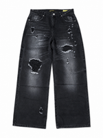 Ripped Dark baggy jeans