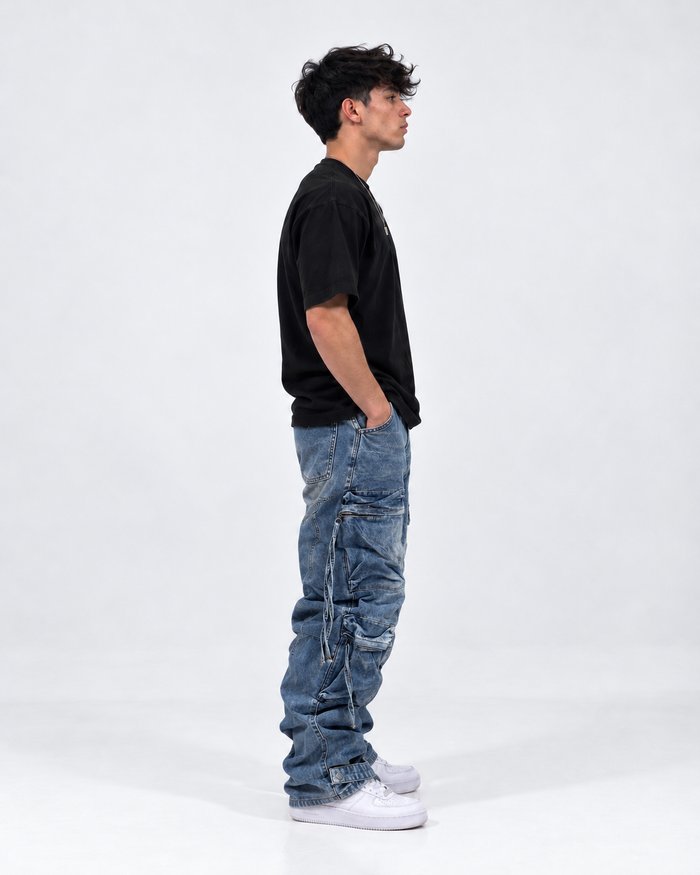 Iron Blue Cargo jeans