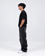 Ripped Dark baggy jeans