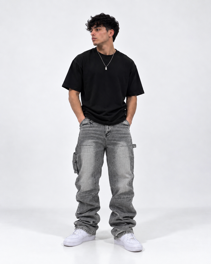 Iron grey jeans