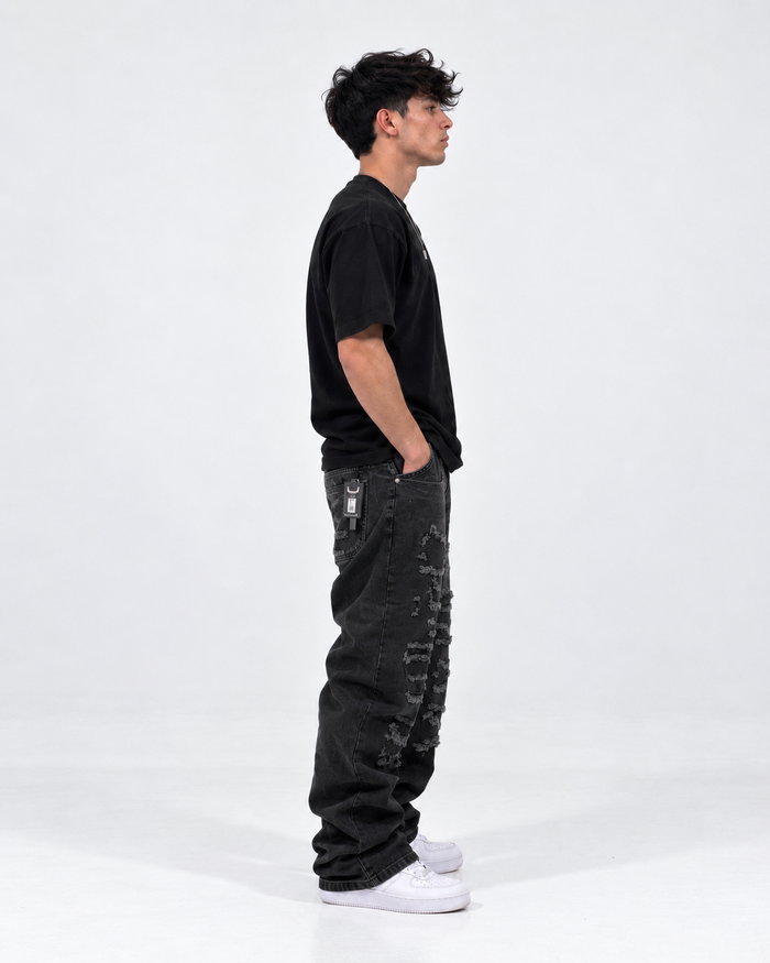Black Ripped jeans