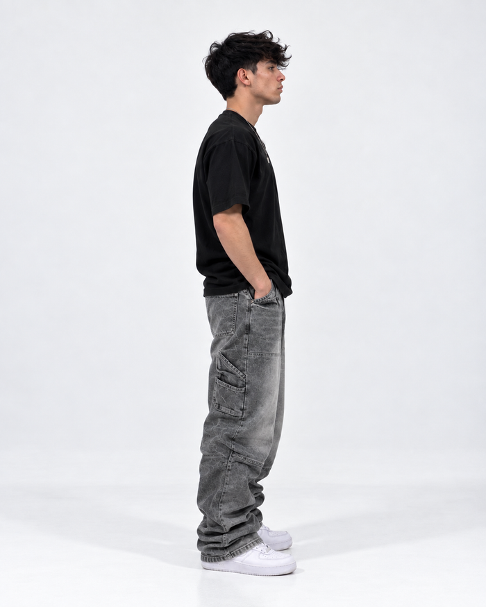 Iron grey jeans