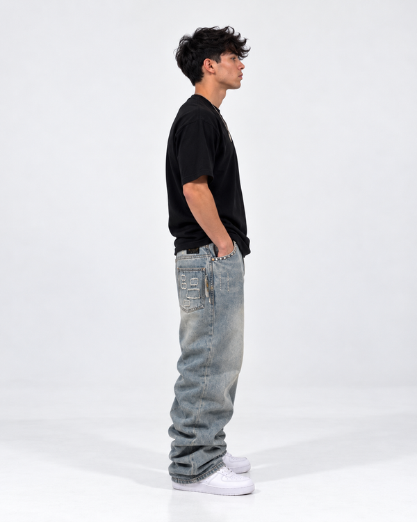 Rock glitter jeans