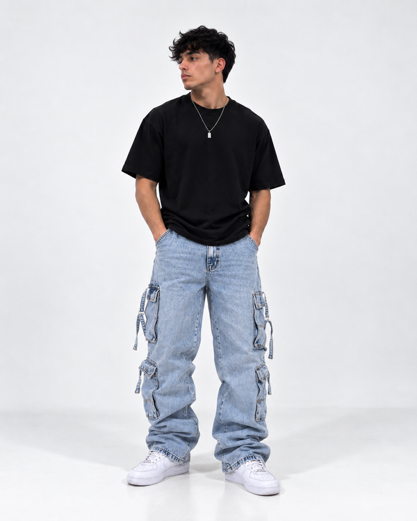 Cargo duo denim jeans